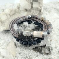 Mystic Gray Bracelet Stack
