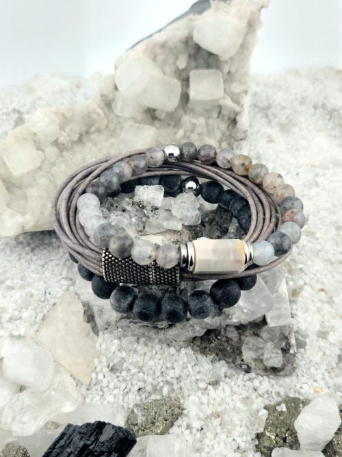 Mystic Gray Bracelet Stack